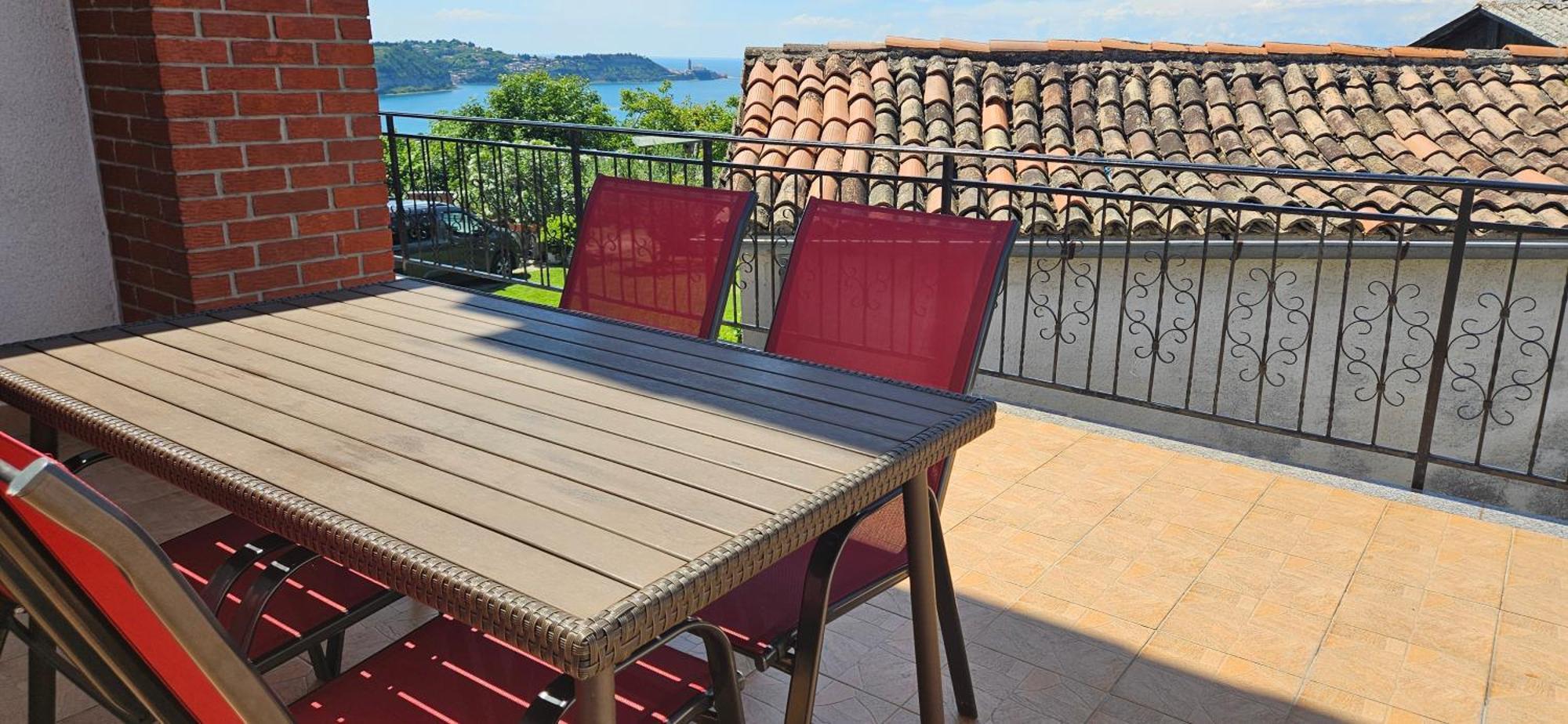 Sea view apartment Renzzo Strunjan Exterior foto